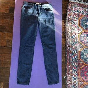 Tory Burch indigo slim straight jeans. 27